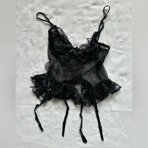 NWOT Vintage Fredericks of Hollywood Corset & Garter